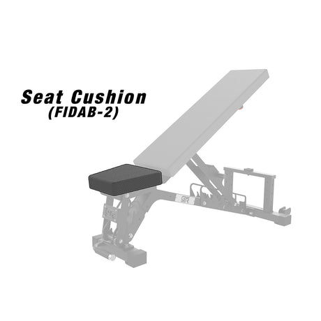 FIDAB-PT-SEATPAD: The seat pad is made with ultra-high density, fully recycled foam that won't compress and lasts longer. An upgraded non-slip cover provides the extra grip you need for heavy bench days.
