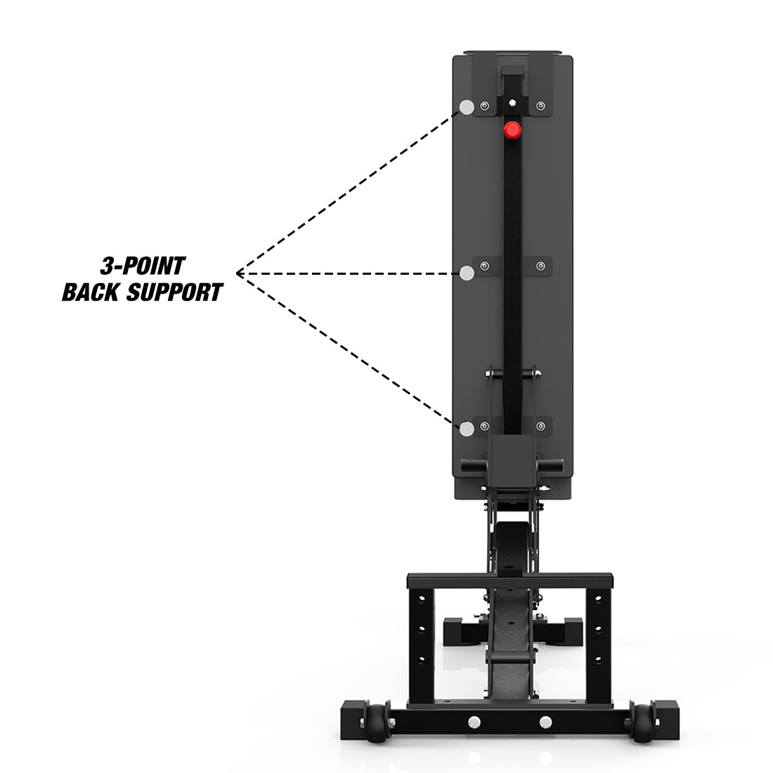 FIDAB-2 Adjustable Bench: Black