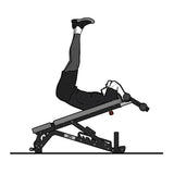Examples of exercises to do with addition of leg roller attachment and the FIDAB-2 ability to use as a decline bench