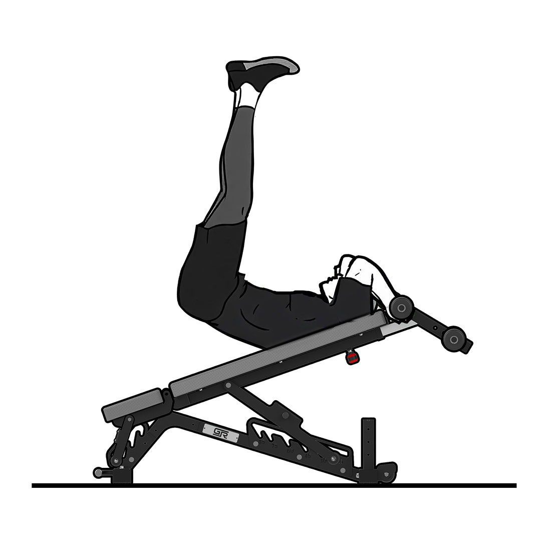 FIDAB-2 Adjustable Bench: Green