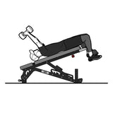FIDAB-2 Adjustable Bench: Red