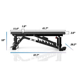 FIDAB-2 Adjustable Bench: Black