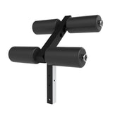 Optional Leg Roller Attachment adds more functionality to the bench