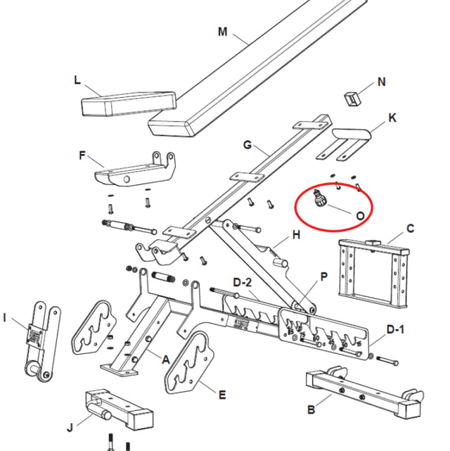 Knob for FIDAB-2 Adjustable Bench