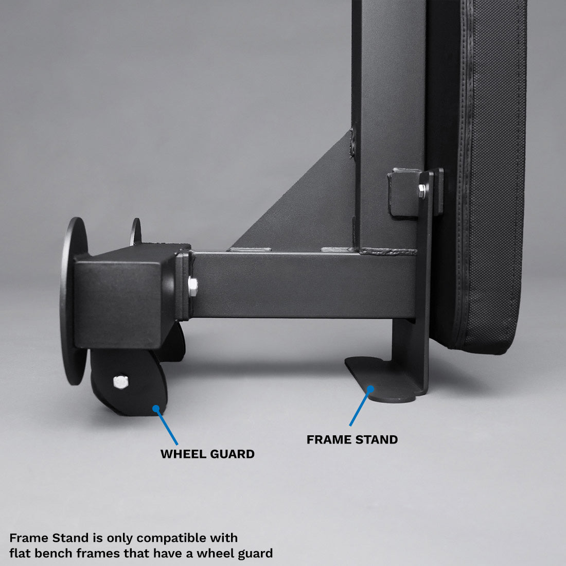 Compatible with Flat Bench Vertical Stand (sold separately)