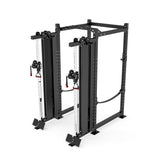 2x Functional Trainer Single Column Weight Stack 1000 attached to our 4-Post Titan Power Cage