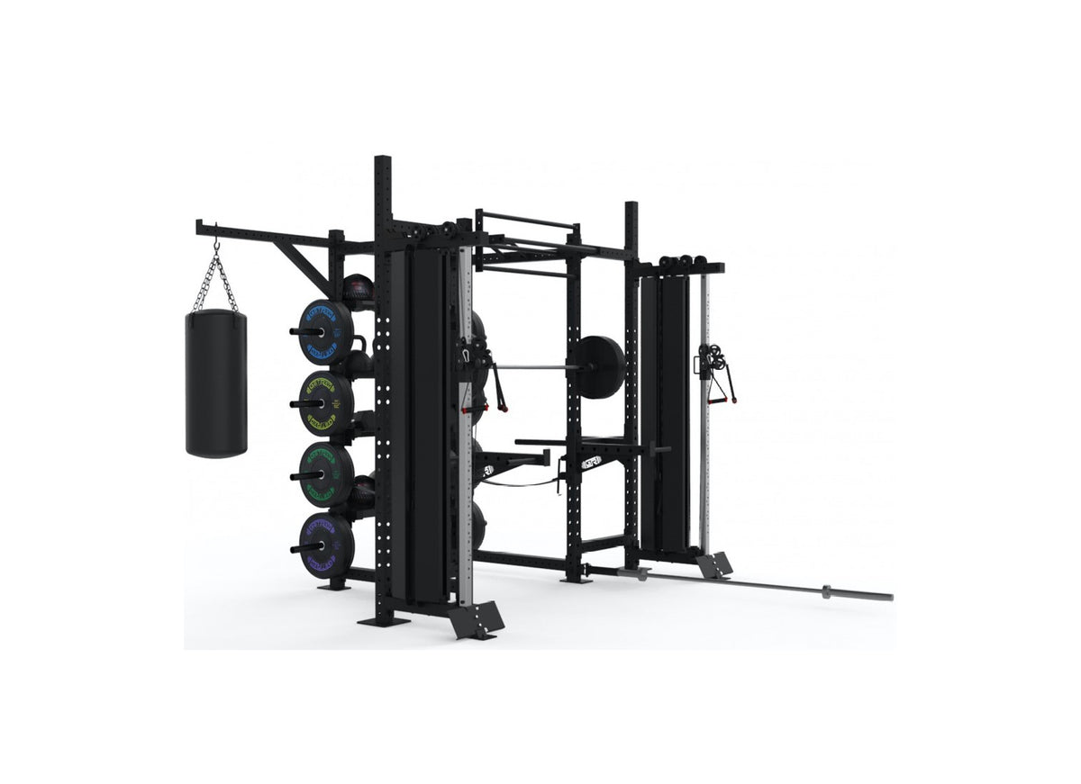 Possible Rack configurations with FT-SC-2000, power rack, and other accessories