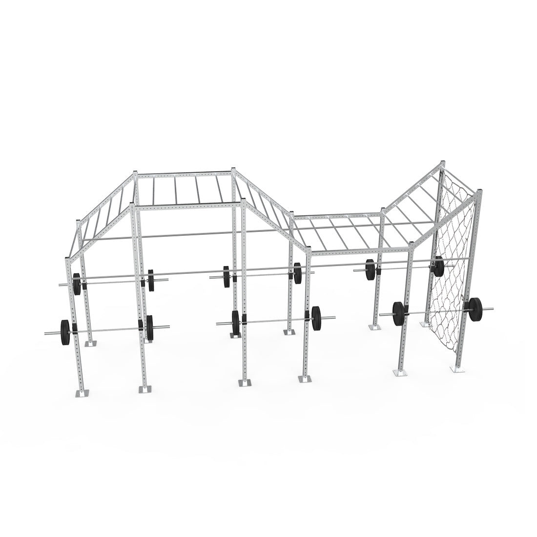 24' Galvanized Freestanding Builder Rig: Expert 1 with cargo net