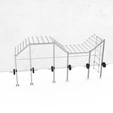 24' Galvanized Wall-Mount Builder Rig: Expert 1 with 12' rope ladder