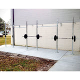 24' Wall-Mount Galvanized Builder® Rig: Basic Single Bars