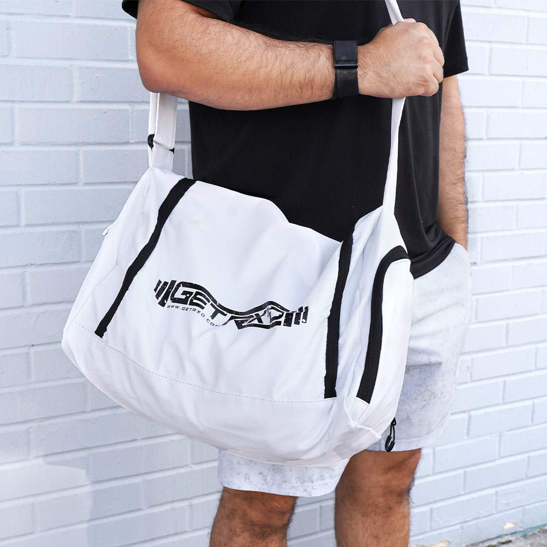 Get RX'd Logo Gym Bag in White