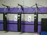 A-Hanger can be bolted directly into wall to hang rings or heavy bag