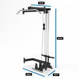 Lat Pulldown and Low Row Plate Loaded Cable Attachment