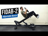 FIDAB-2 Adjustable Bench: Red