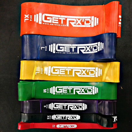 7 different sized power bands!