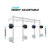 14' Wall-Mount Builder® Pull Up Rig J-Cup adjustability
