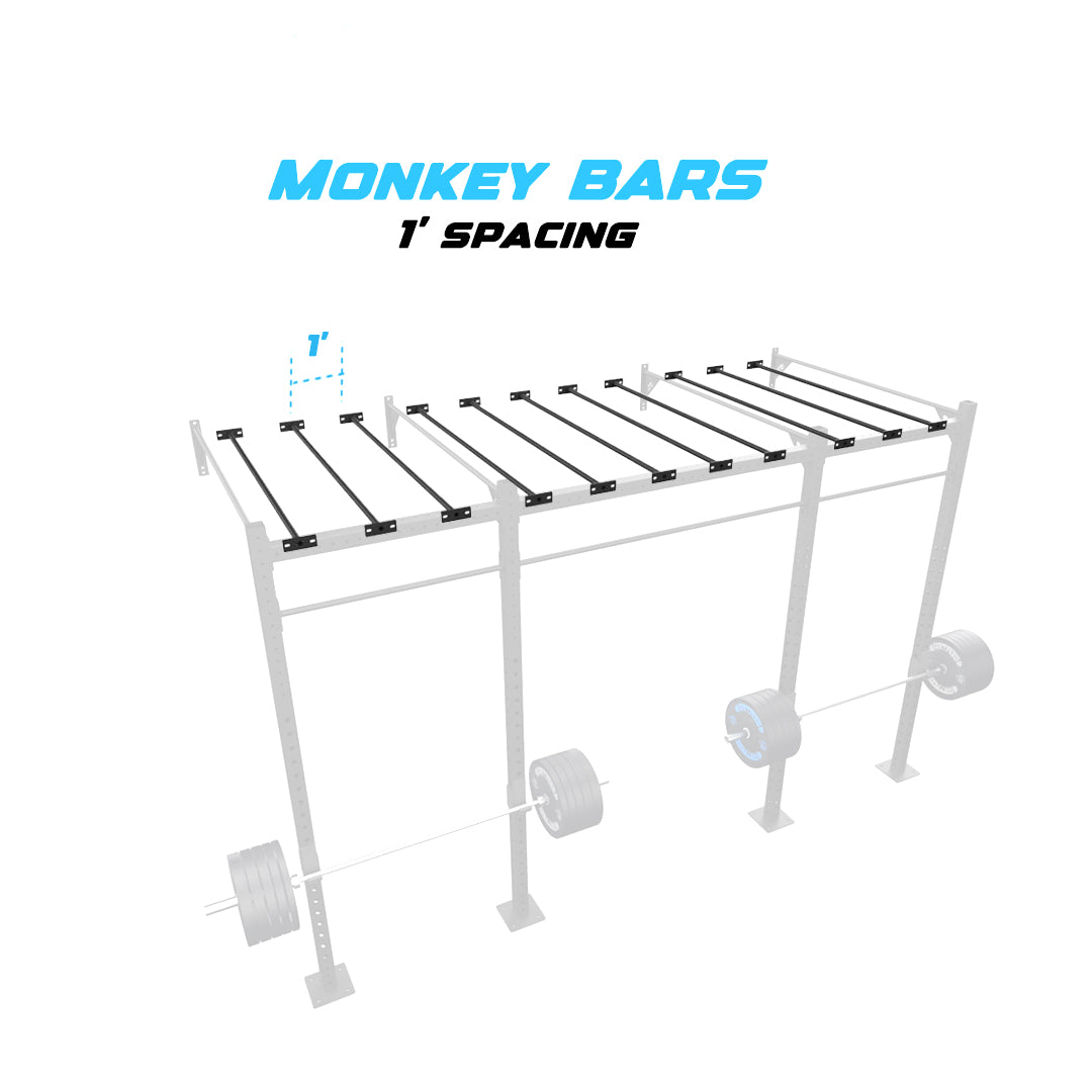 14' Wall-Mount Builder® Pull Up Rig 1' Spacing
