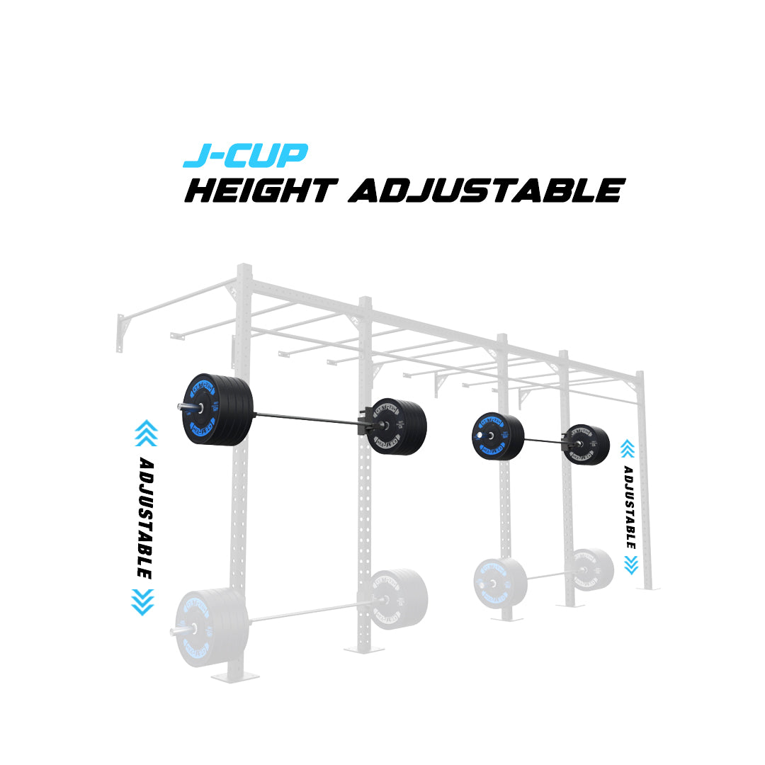20' Wall-Mount Builder® Pull Up Rig J-Cup adjustability
