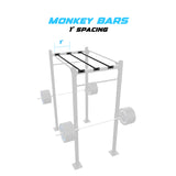 4' Freestanding Builder® Pull Up Rig 1' Spacing
