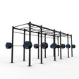 24' Freestanding Builder® Pull Up Rig: Intermediate 1 w/ 2' Monkey Bar Spacing