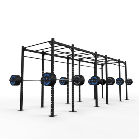 24' Freestanding Builder® Pull Up Rig: Intermediate 1 w/ 2' Monkey Bar Spacing