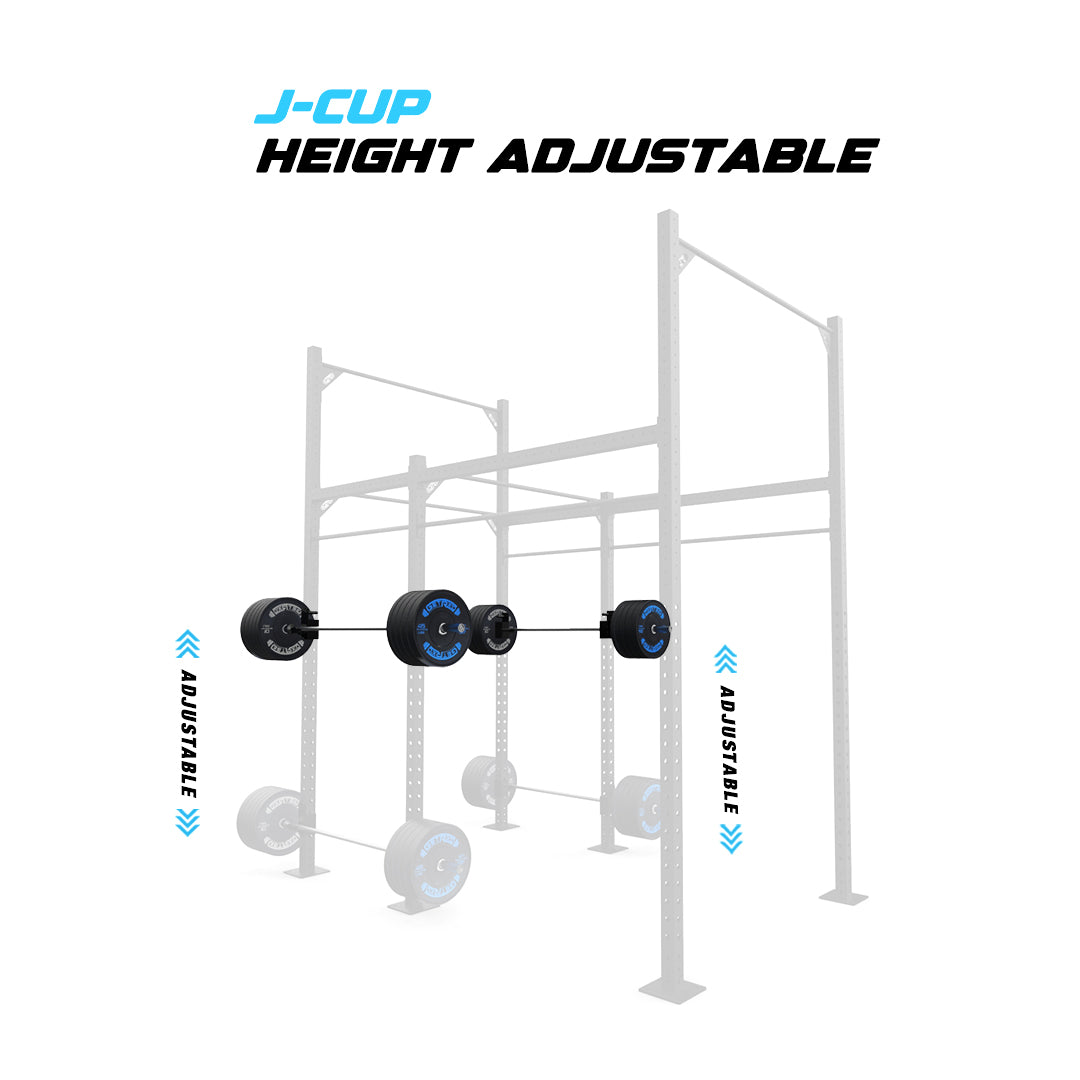 10' Freestanding Builder® Pull Up Rig J-Cup adjustability