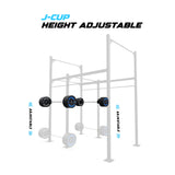 10' Freestanding Builder® Pull Up Rig J-Cup adjustability
