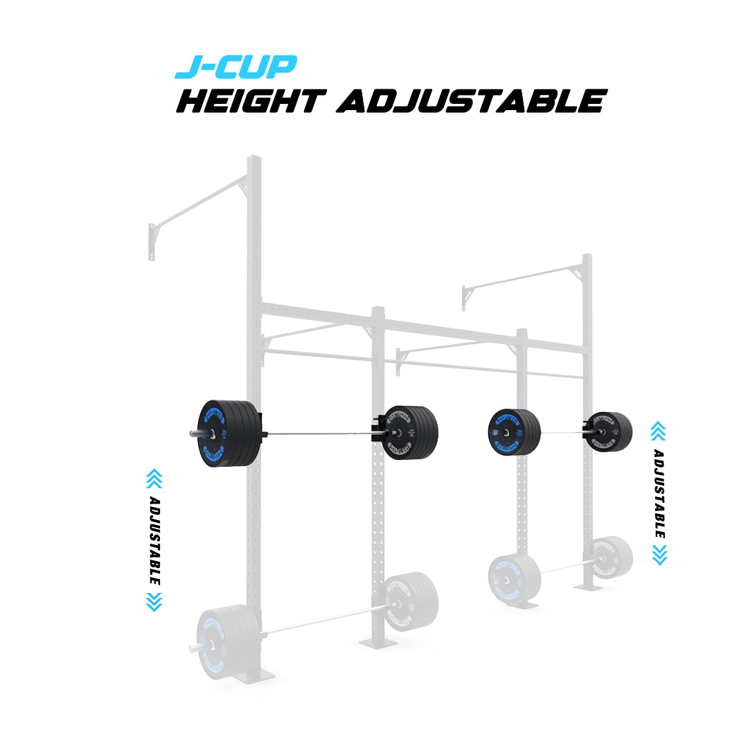 14' Wall-Mount Builder® Pull Up Rig J-Cup adjustability
