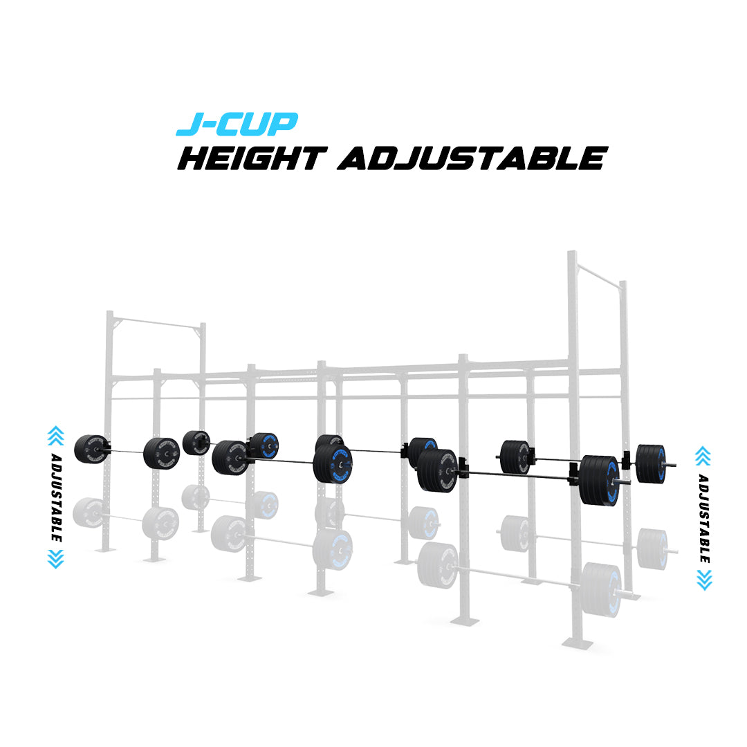 24' Freestanding Builder® Pull Up Rig J-Cup adjustability