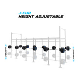 24' Freestanding Builder® Pull Up Rig J-Cup adjustability