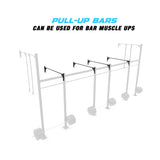 24' Wall-Mount Builder® Pull Up Rig Pull up Bar functions
