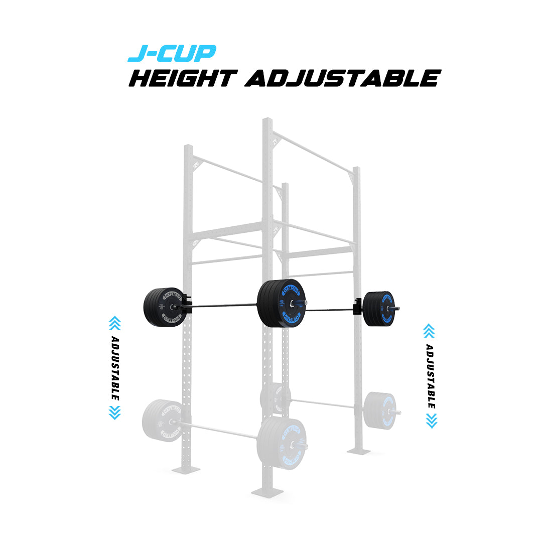 4' Freestanding Builder® Pull Up Rig J-Cup adjustability
