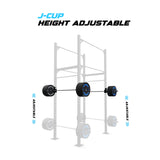 4' Freestanding Builder® Pull Up Rig J-Cup adjustability
