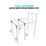 10' Freestanding Builder® Pull Up Rig Pull up Bar functions