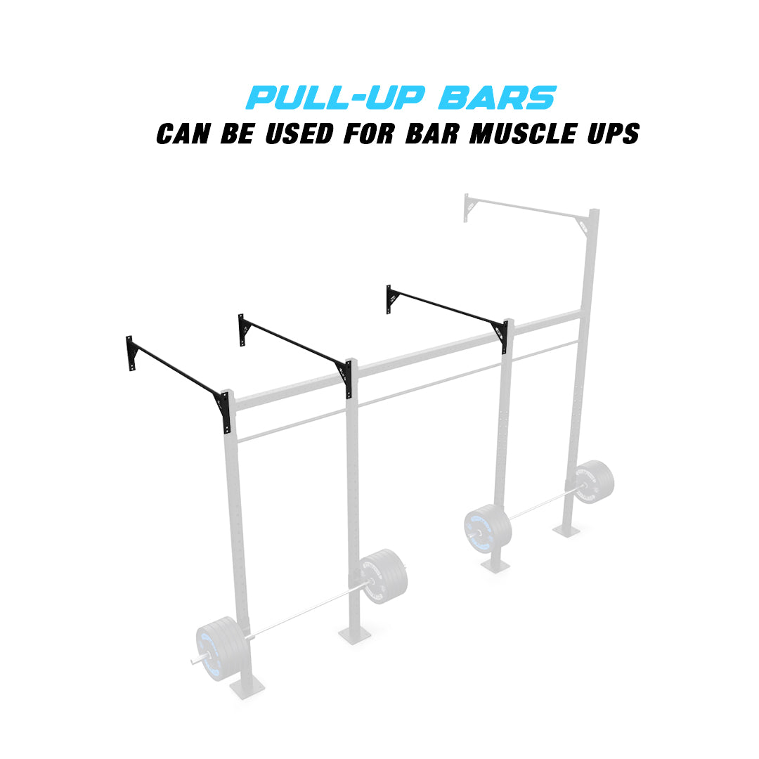14' Wall-Mount Builder® Pull Up Rig Pull up Bar functions
