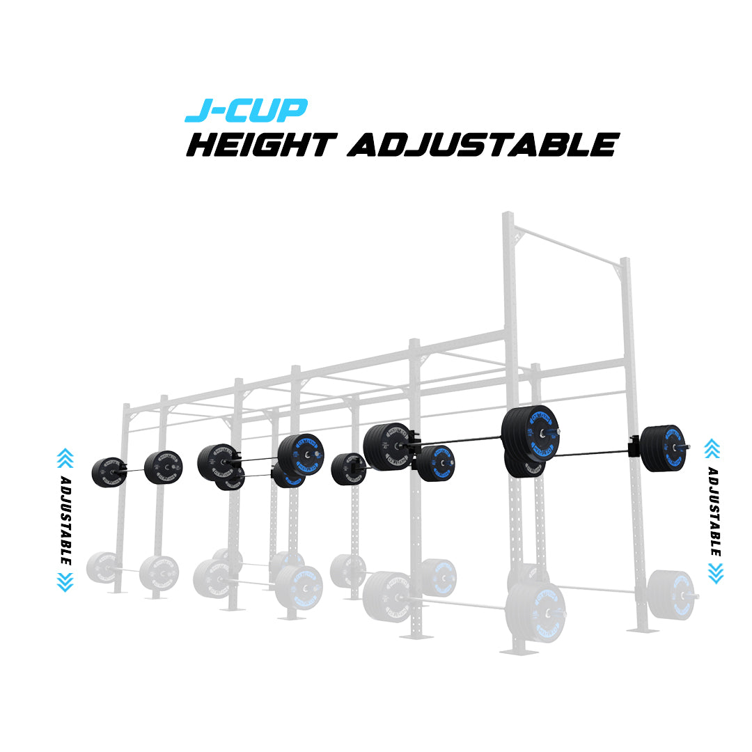 24' Freestanding Builder® Pull Up Rig J-Cup adjustability