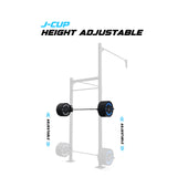 4' Wall-Mount Builder® Pull Up Rig J-Cup adjustability
