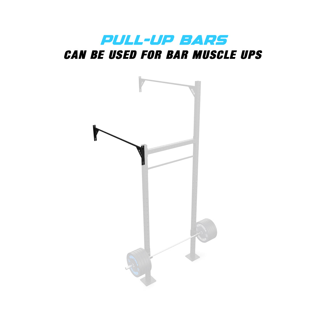 4' Wall-Mount Builder® Pull Up Rig Pull up Bar functions
