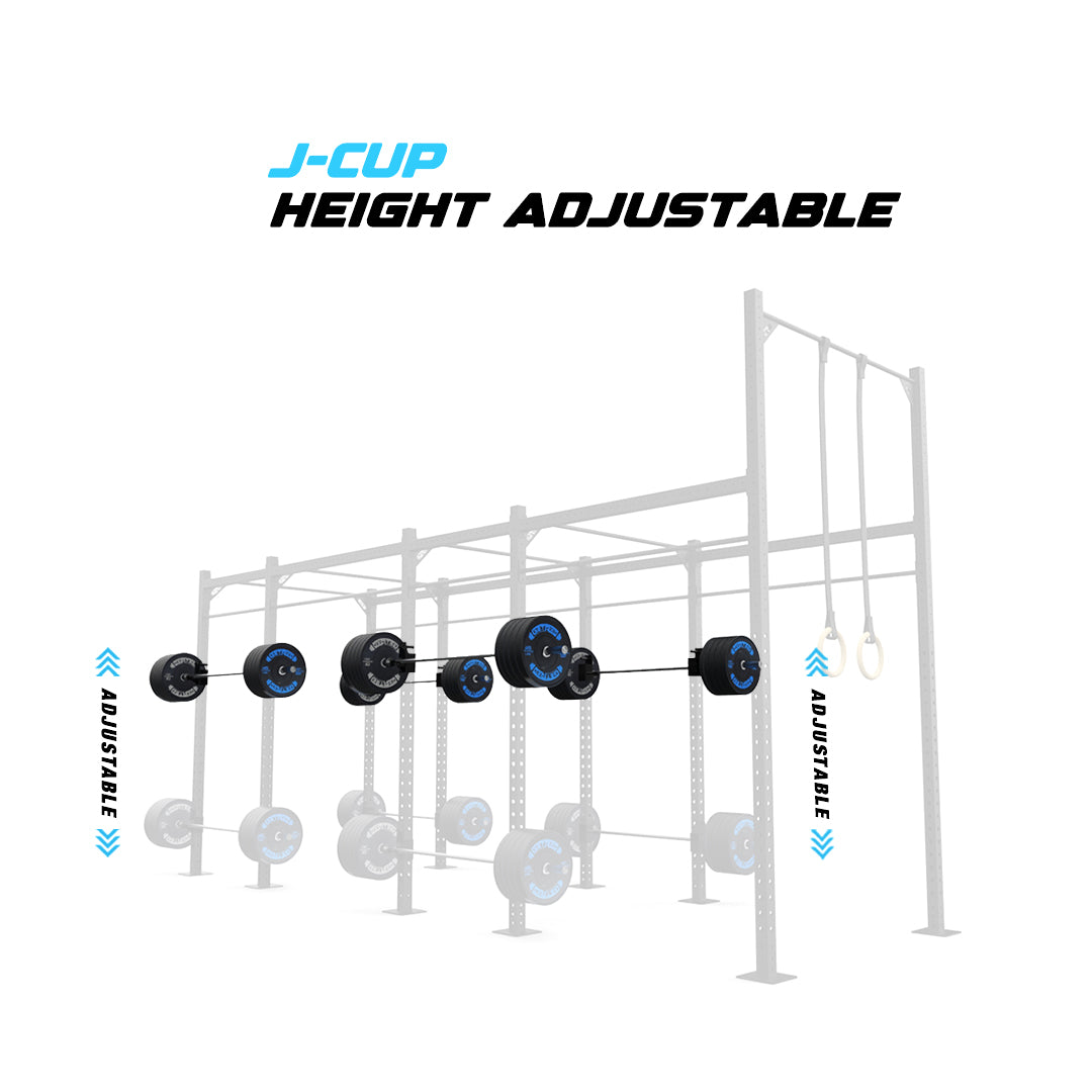 20' Freestanding Builder® Pull Up Rig J-Cup adjustability