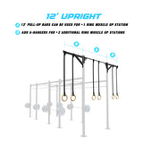 20' Freestanding Builder® Pull Up Rig 12' Upright Features