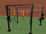 (4) TRX and monkey bars included (back view)