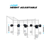 20' Freestanding Builder® Pull Up Rig J-Cup adjustability
