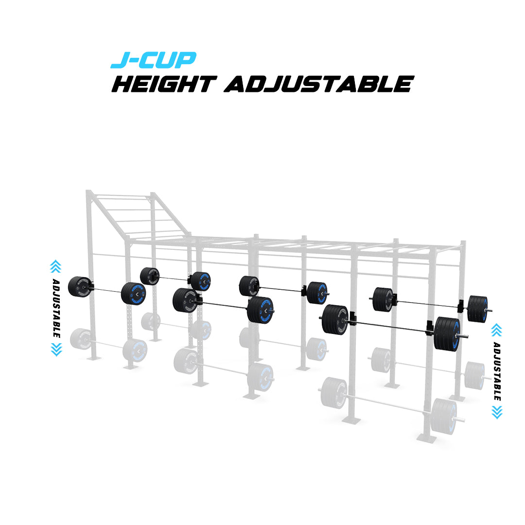 24' Freestanding Builder® Pull Up Rig J-Cup adjustability
