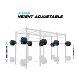 14' Freestanding Builder® Pull Up Rig J-Cup adjustability