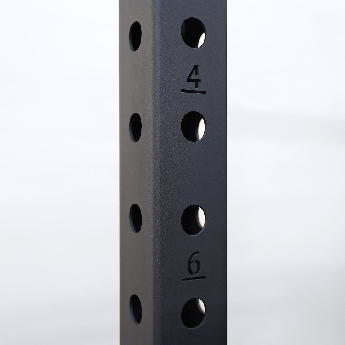 3" x 3" Steel uprights with laser-cut height marks