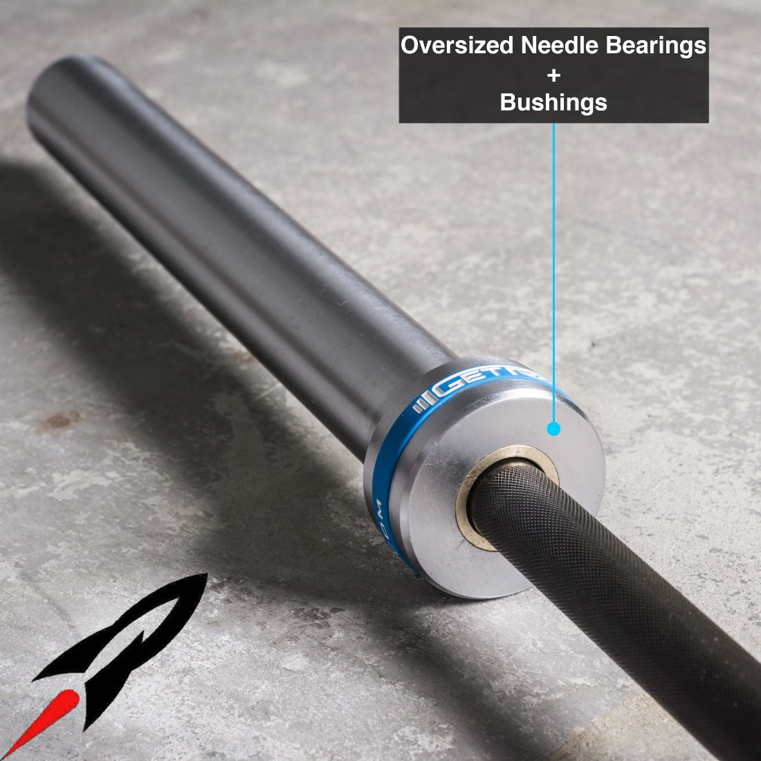 Buttery Spin: 2 Needle Bearings + 2 Oversized, Oil-Impregnated Bushings