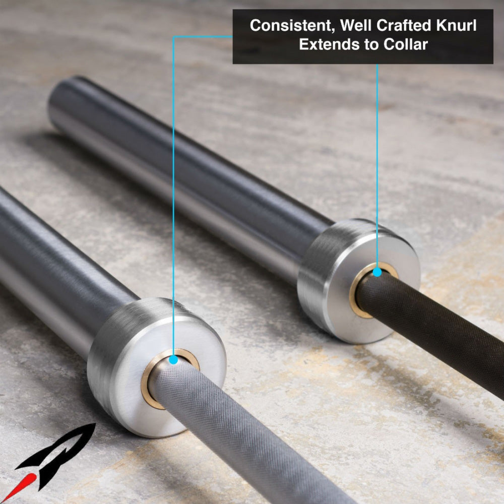 Consistent, Well Crafted Knurl Extends to Collar