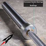 Buttery Spin: 2 Needle Bearings + 2 Oversized, Oil-Impregnated Bushings