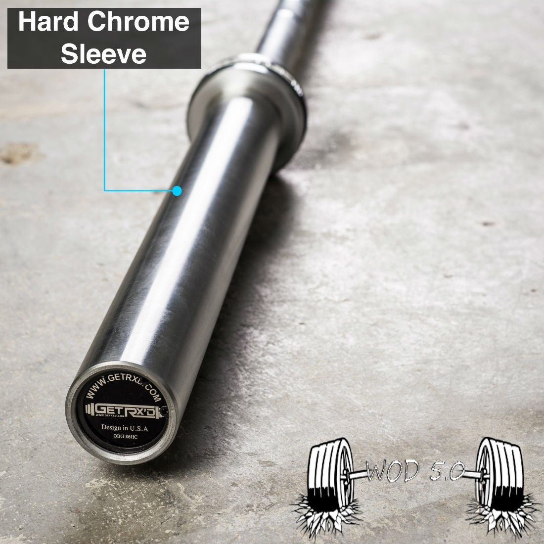 Men's WOD 5.0 Bar: Hard Chrome
