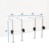 Convert to 14' Length x 6' Depth Wall-Mount Option